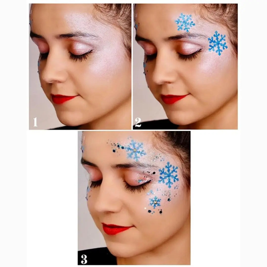 Face Painting Stencil - A07 Snow Effect 2.0